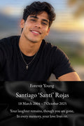 Forever Young Portrait Postcard Template – 4 × 6